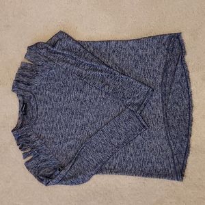 Wantable Slash Sleeve Top - Indigo, sz Small